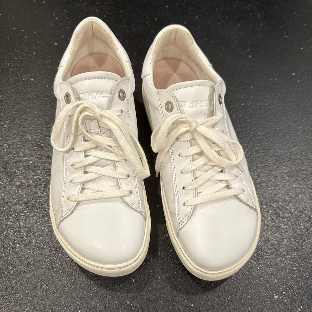 Birkenstock Bend Low Leather White Sneakers